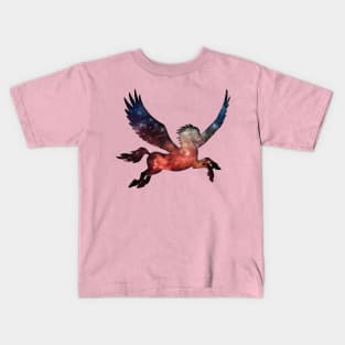 Galaxy Pegasus Kids T-Shirt